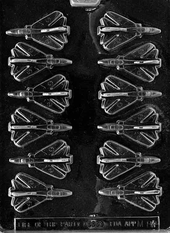 AIRPLANES BITE SIZE Chocolate Candy Mold Craft Supply