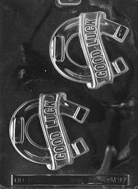 GOOD LUCK HORSESHOE Chocolate Candy Mold Craft Supply