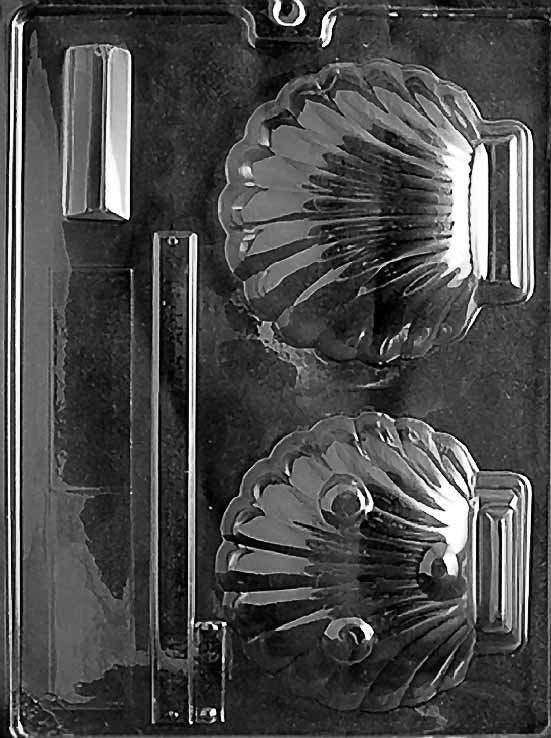 LARGE CLAM SHELL Chocolate Candy Mold
