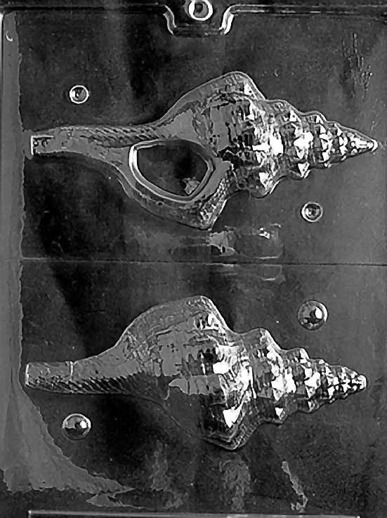 LARGE CONCH SHELL Chocolate Candy Mold Craft Supply