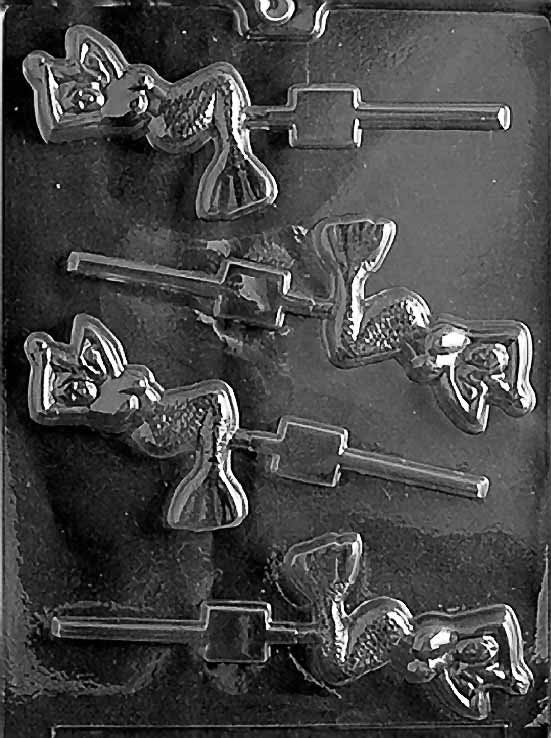 MERMAID LOLLY Sucker Chocolate Candy Mold Craft Supply
