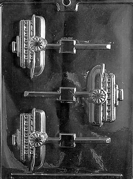 STEAMBOAT LOLLY Sucker Chocolate Candy Mold