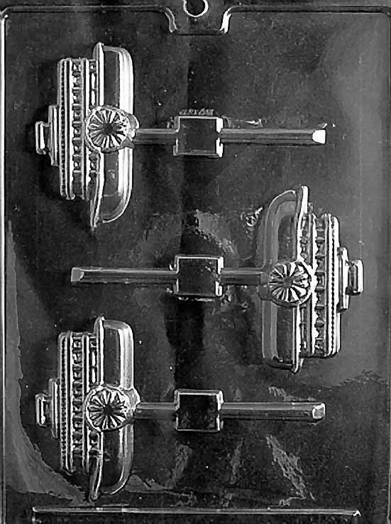 STEAMBOAT LOLLY Sucker Chocolate Candy Mold Craft Supply
