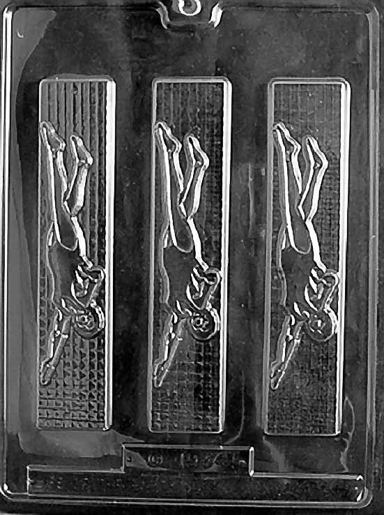 FEMALE SWIMMER Sports Chocolate Candy Mold Craft Supply