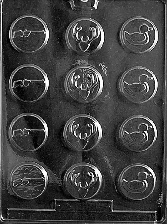 RIFLE HUNTER MINTS Chocolate Candy Mold Craft Supply