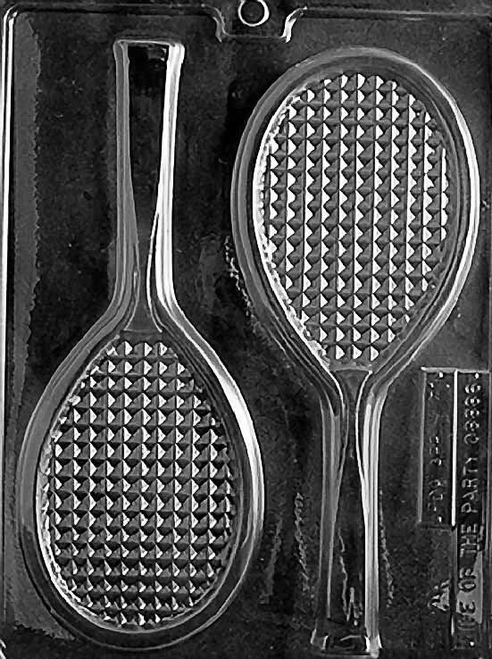 LARGE TENNIS RACQUET Chocolate Candy Mold Craft Supply