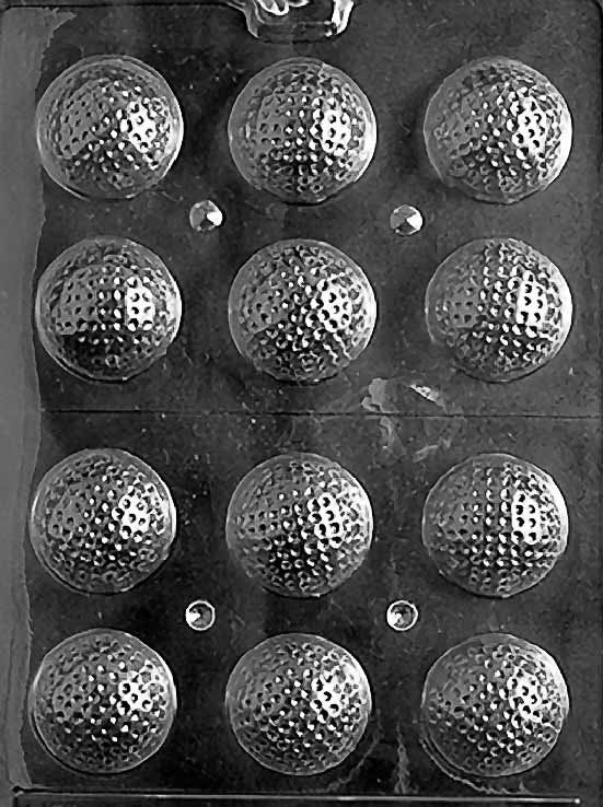 GOLF BALLS 3D Chocolate Candy Mold Craft Supply