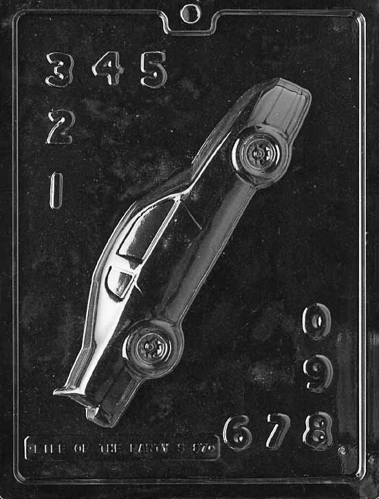 LARGE STOCK CAR Chocolate Candy Mold Craft Supply