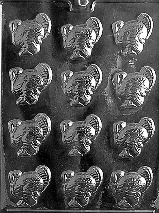 SMALL TURKEYS Thanksgiving Chocolate Candy Mold