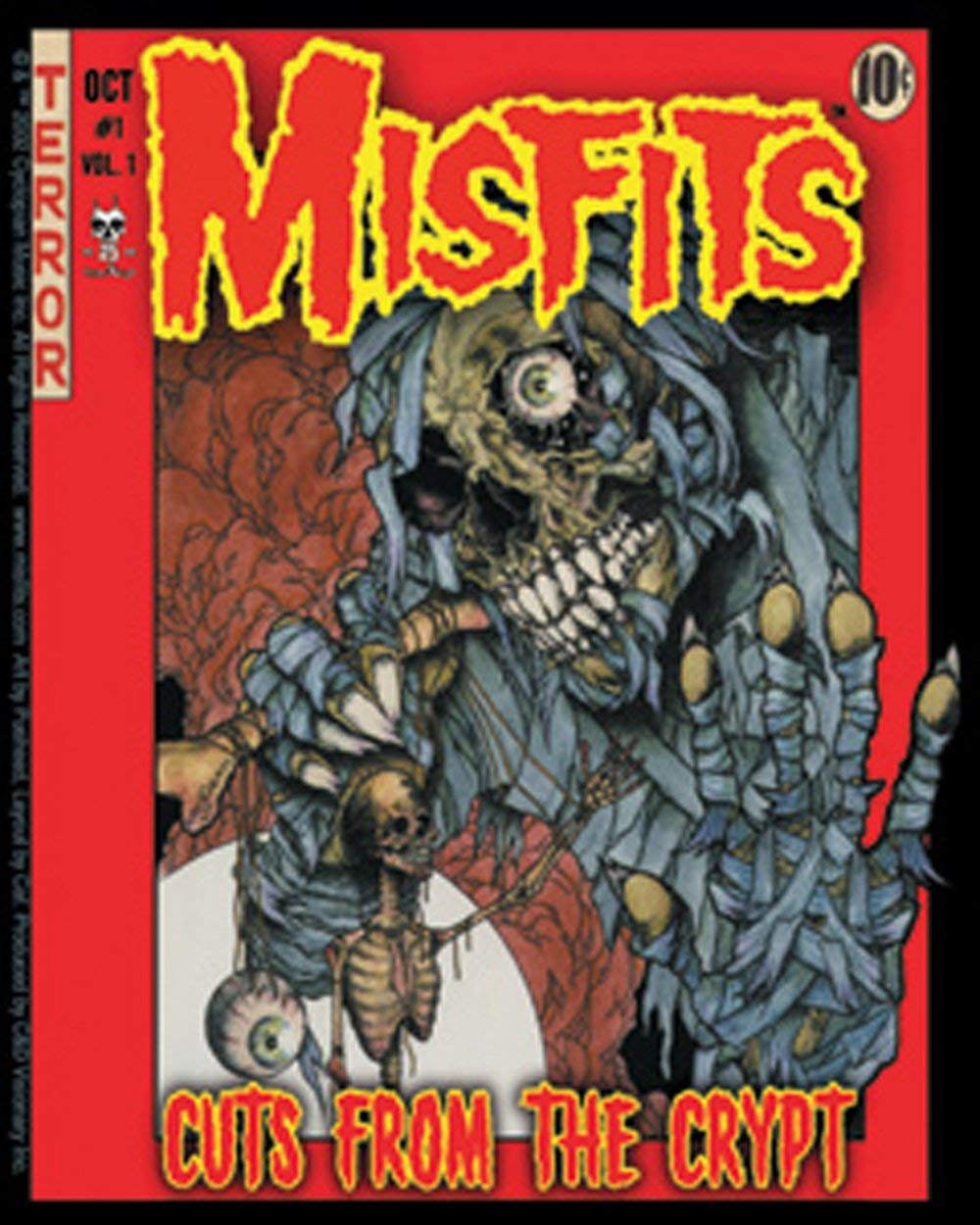 MISFITS Comic Sticker Decal - Rock Band Craft Supply