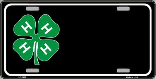 4-H OFFSET Metal License Plate Craft Supply