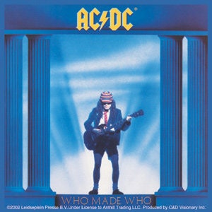 ACDC Who Made Who Rock Sticker Decal - Rock Band Craft Supply
