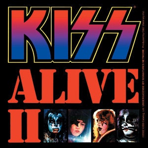KISS Alive II Rock Sticker Decal - Rock Band Craft Supply