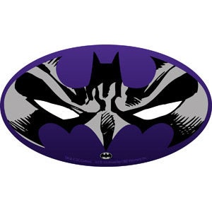 BATMAN Purple Mask Sticker Decal - Batman Gotham DC Comics