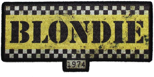 BLONDIE Taxi Logo Patch - Embroidered Rock Band Patch Applique