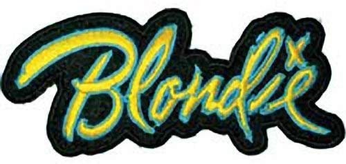 BLONDIE Band Logo Patch - Embroidered Rock Band Patch Applique Craft Supply