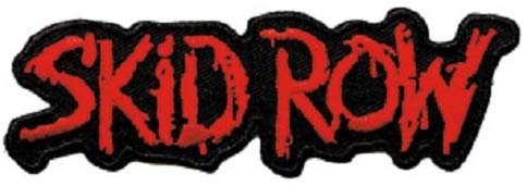 SKID ROW Band Logo Patch - Embroidered Rock Band Patch Applique Craft Supply