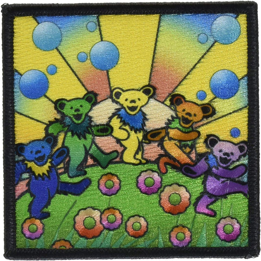 GRATEFUL DEAD Bears Utopia Patch - Embroidered Rock Band Patch Applique Craft Supply