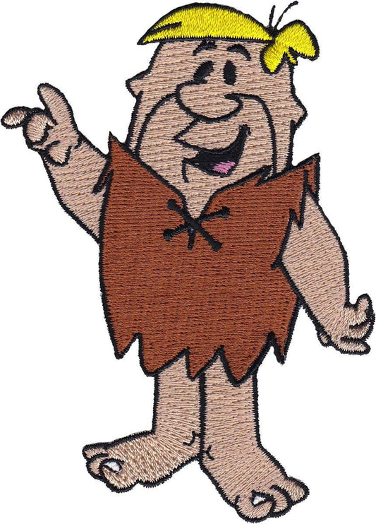 FLINTSTONES Barney Pointing Patch - Flintstone Embroidered Patch Hanna-Barbera