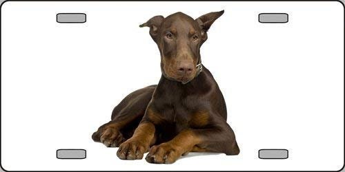 DOBERMAN PINSCHER Dog Metal License Plate dog lovers Craft Supply