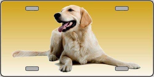 GOLDEN RETRIEVER Dog Metal License Plate dog lovers