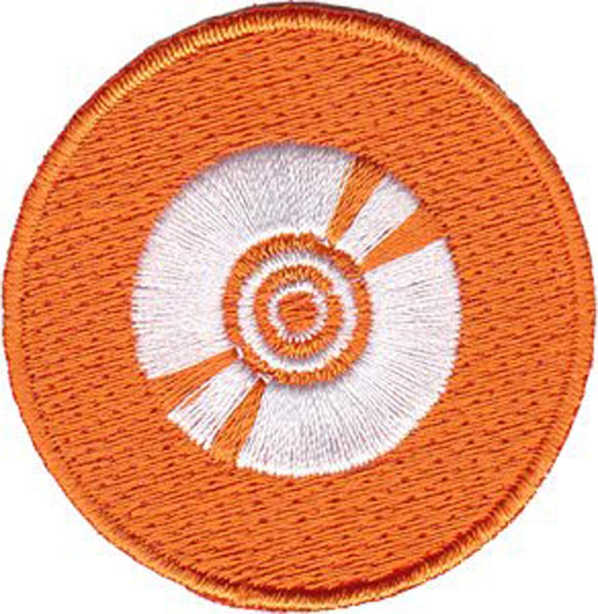 Video Games Gold Disk Round Patch - Embroidered Patch Applique Craft Supply