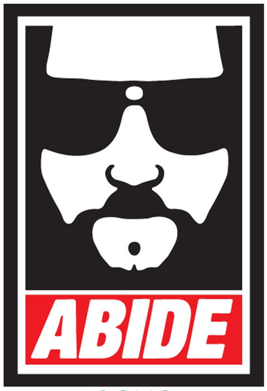Abide (The Dude) Funny RECTANGLE MAGNET