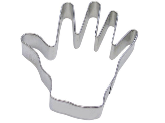 RIGHT HAND Cookie Cutter Metal 4 Inches - Stencil Fondant Craft Supply