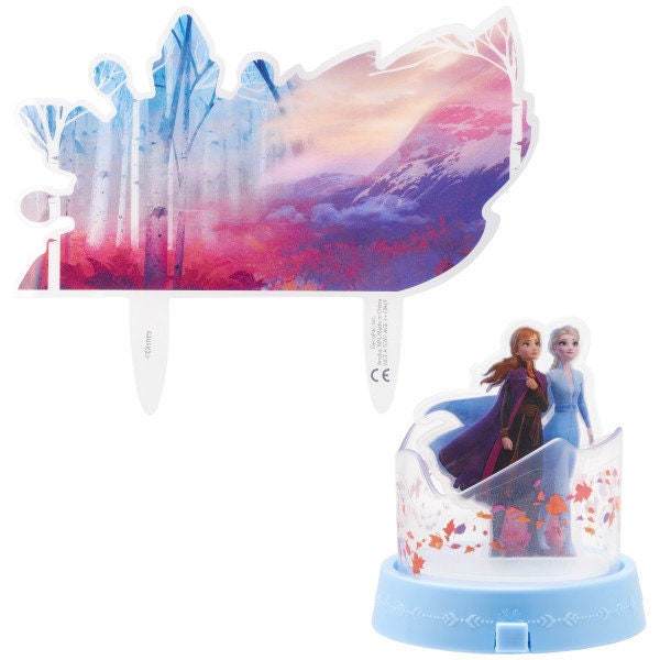 DISNEY FROZEN II Mythical Journey Cake Topper Cake Decoration Decoset Birthday