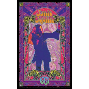 JANIS JOPLIN Poster Sticker Decal - Rock Band Craft Supply