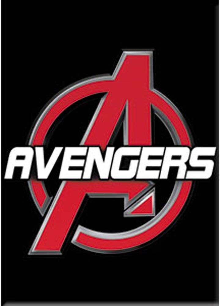 AVENGERS Magnet Classic Logo for Refrigerators and Lockers - Marvel Comics Craft Supply