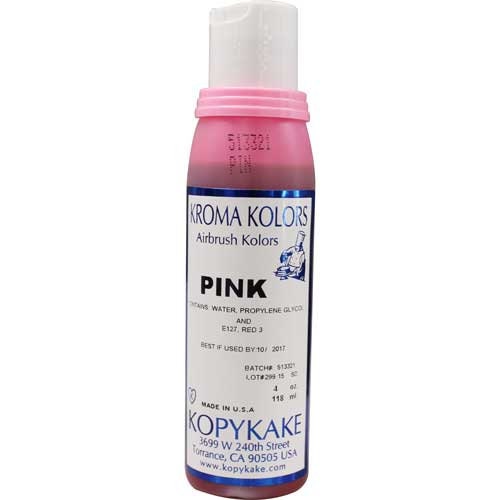 PINK Kroma Kolor KopyKake Airbrush Color 4-Ounce - Custom Cake Cupcake Decorating