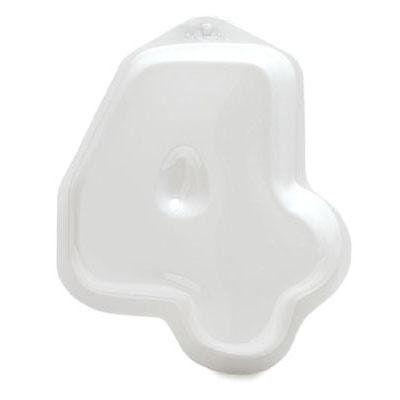 NUMBER 4 Micro Size Cake Pan Pantastic #4 Four for Birthday Party Craft Supply