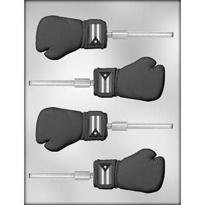 BOXING GLOVES Sucker Lolly Lollipop Chocolate Candy Mold -- Sports Boxer Kickboxing Craft Supply