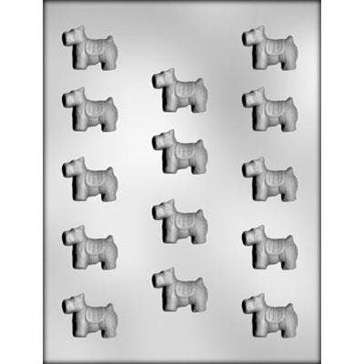 SCOTTIE DOG Pieces Chocolate Candy Mold -- Animal Dog Pet Terrier Soap