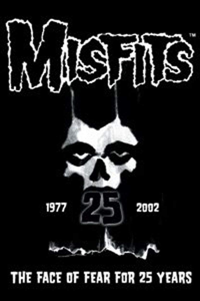 MISFITS 25 Year Face of Fear Magnet for Refrigerators and Lockers - Rock Band Craft Supply