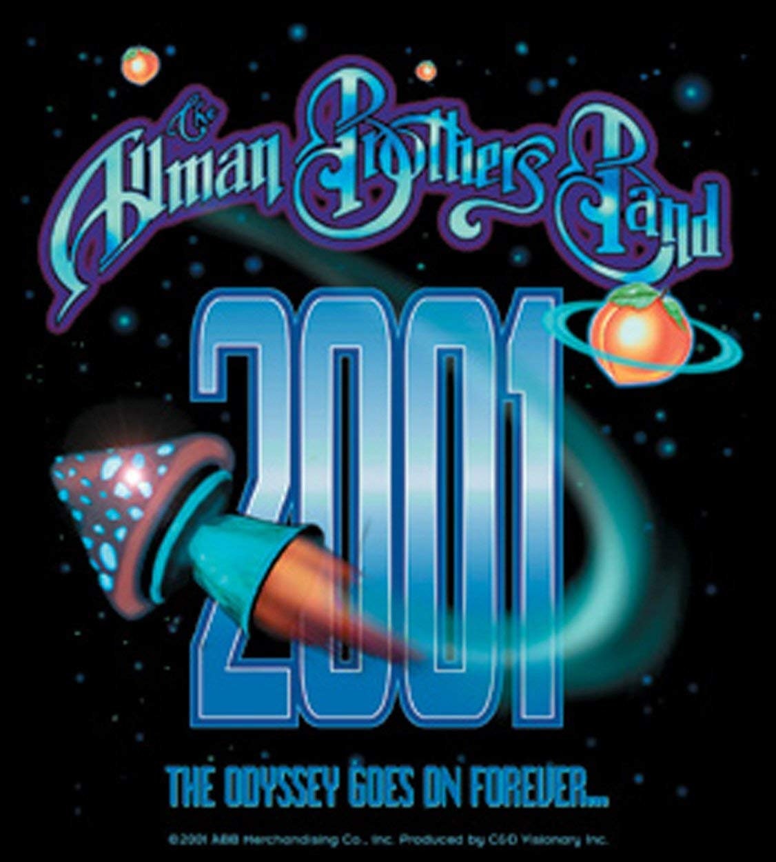 ALLMAN BROTHERS BAND Rocket Shroom Sticker Decal - Rock Band