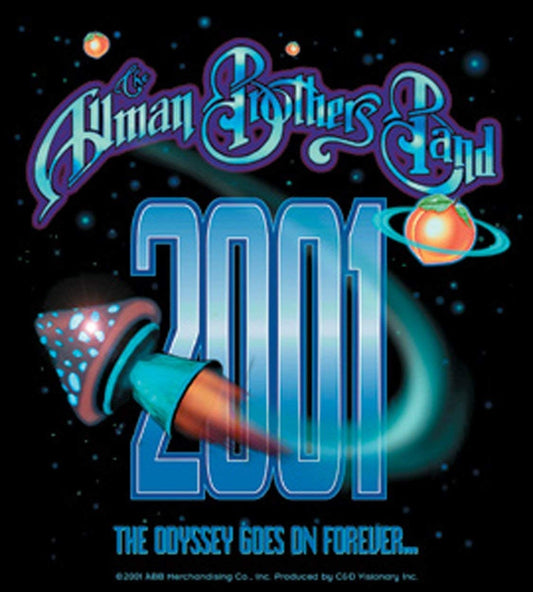 ALLMAN BROTHERS BAND Rocket Shroom Sticker Decal - Rock Band Craft Supply
