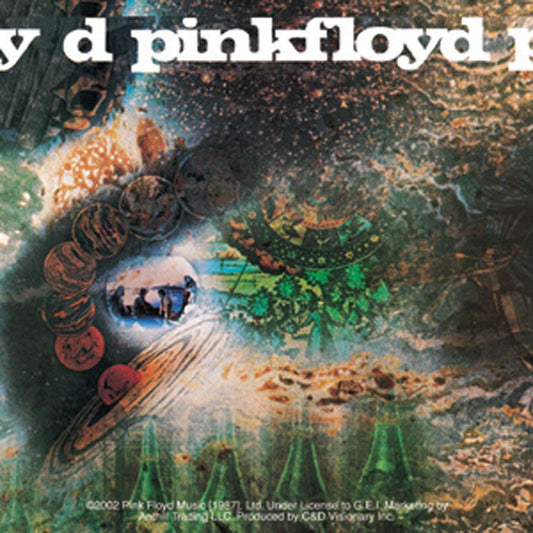 PINK FLOYD Saucer Sticker Decal - Rock Band Craft Supply