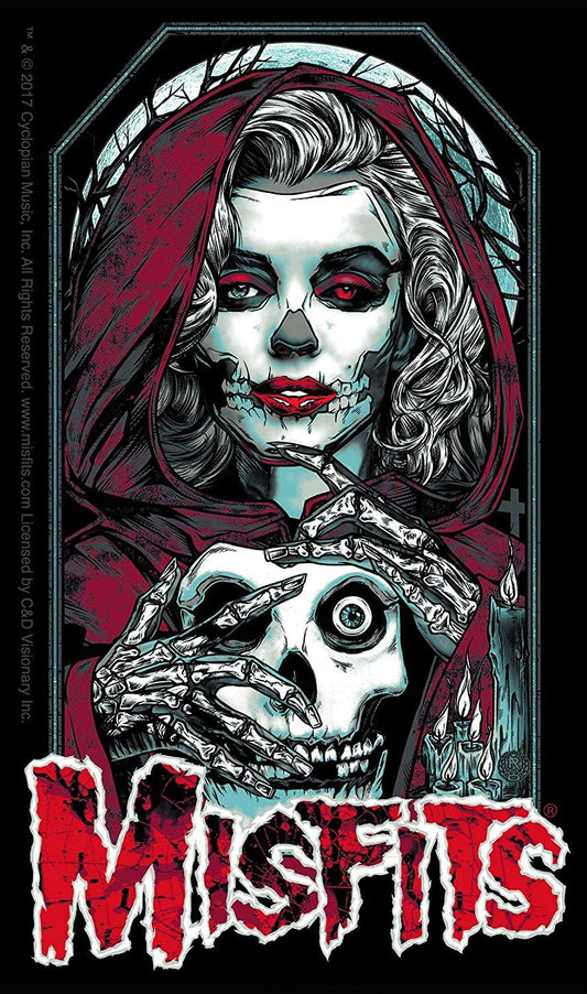 MISFITS Unmasked Skull Sticker Decal - Rock Band