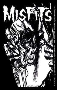MISFITS Skull and Eyeball Sticker Decal - Rock Band Craft Supply