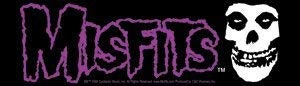 MISFITS Logo & Skull Sticker Decal - Rock Band Craft Supply
