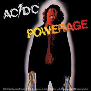 ACDC Powerage Rock Sticker Decal - Rock Band Craft Supply