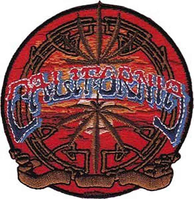MOUSE & KELLEY Cali Weed Patch - Embroidered Rock Band Patch Applique Grateful Dead