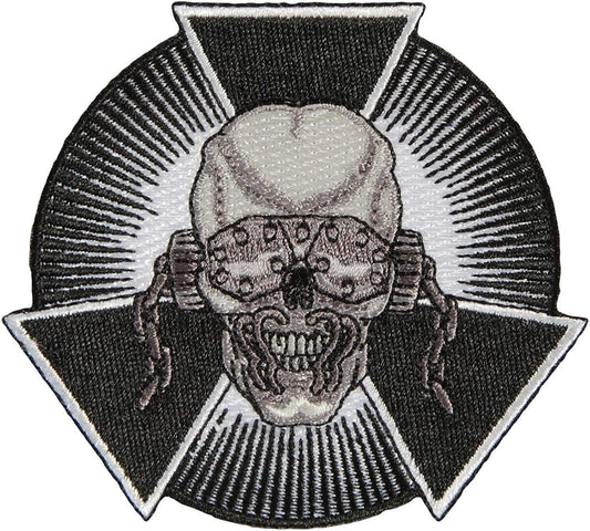MEGADETH Skull Burst Patch - Embroidered Rock Band Patch Applique