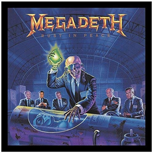 MEGADETH Alien Rust In Peace Patch - Embroidered Rock Band Patch Applique