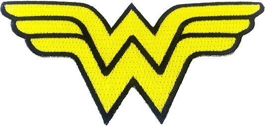 WONDER WOMAN Wings Logo Patch - Embroidered DC Comics Patch
