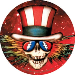 GRATEFUL DEAD Uncle Sam Head Rock Sticker Decal - Rock Band Craft Supply