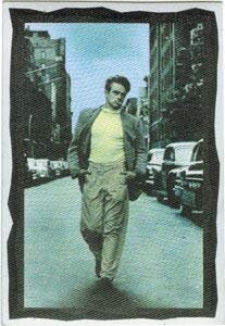 JAMES DEAN Walking Patch - Embroidered Patch Applique Craft Supply