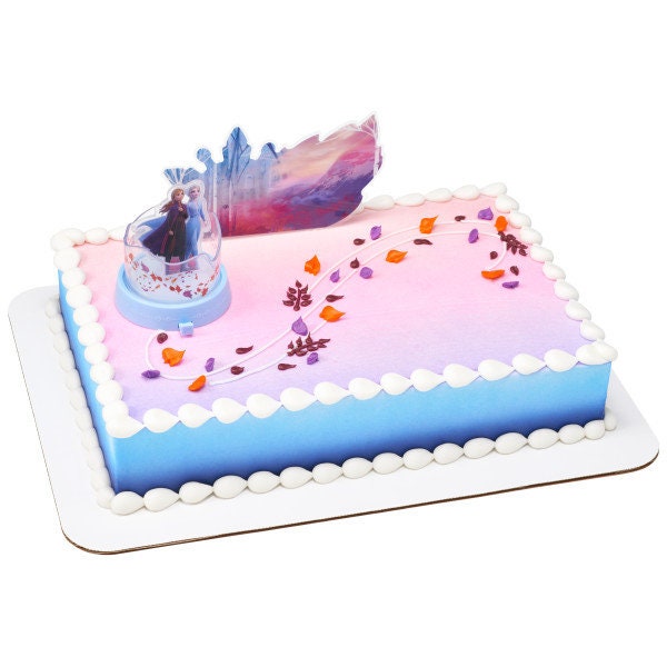 DISNEY FROZEN II Mythical Journey Cake Topper Cake Decoration Decoset Birthday